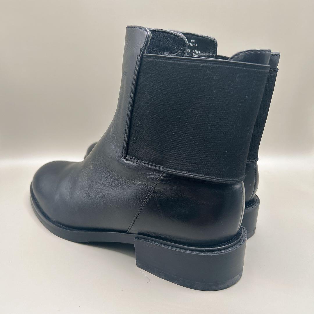 極美品 Clara クラークス【24.0】レザー ブーツ ブラック 黒