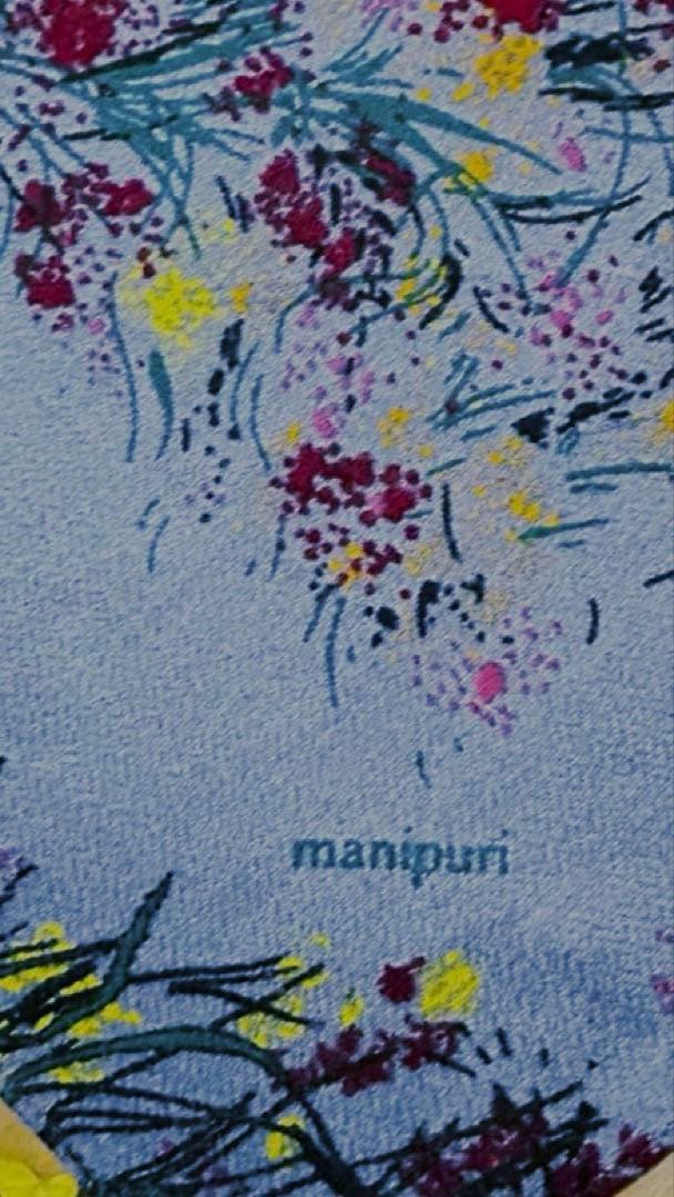週末値下げ新品未使用 manipuriポンポンウールシルクストール