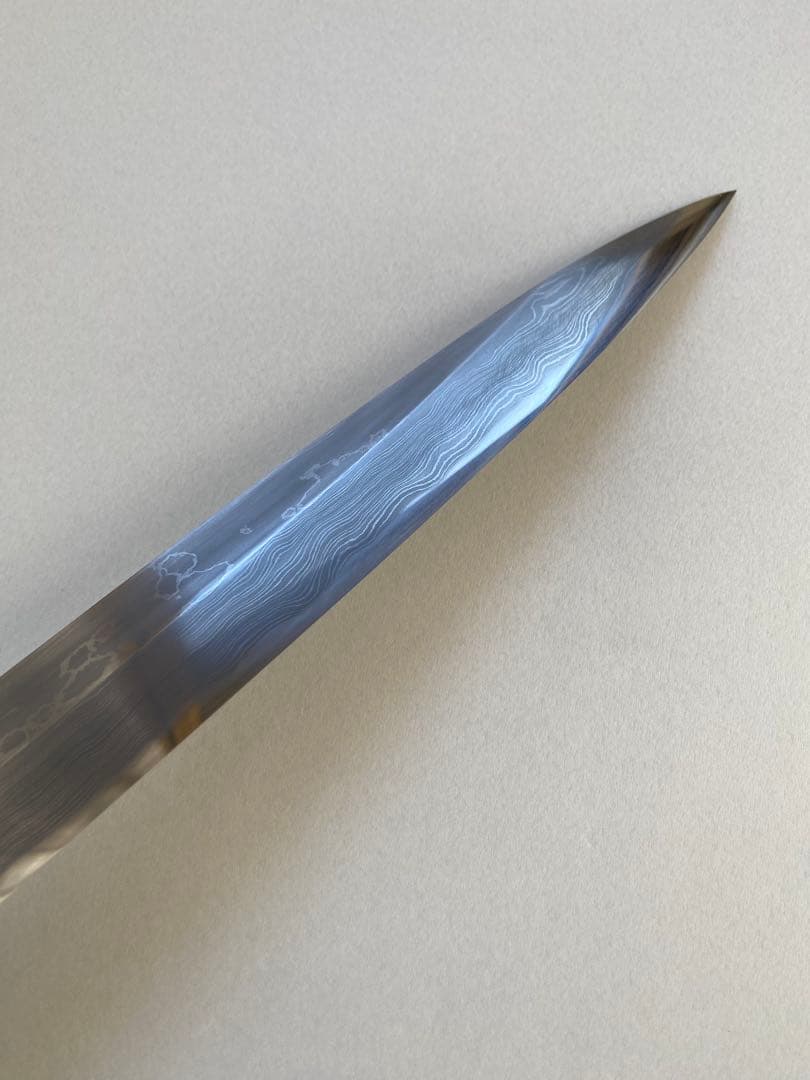 【未使用】重房 鍛地 柳刃包丁 尺 紙箱付き