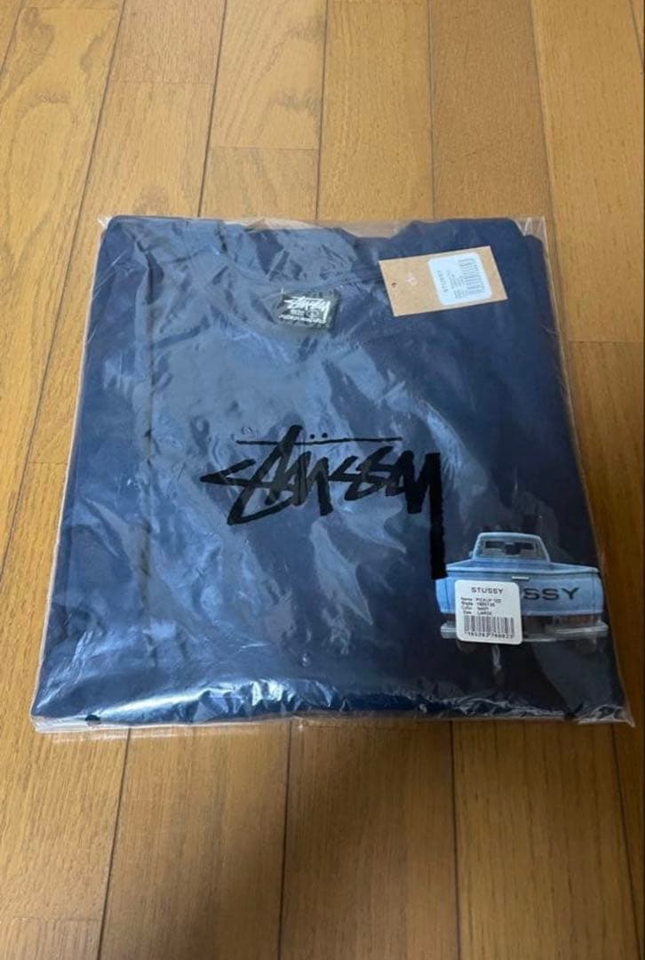 stussy 車プリント ネイビー Tシャツ Mサイズ