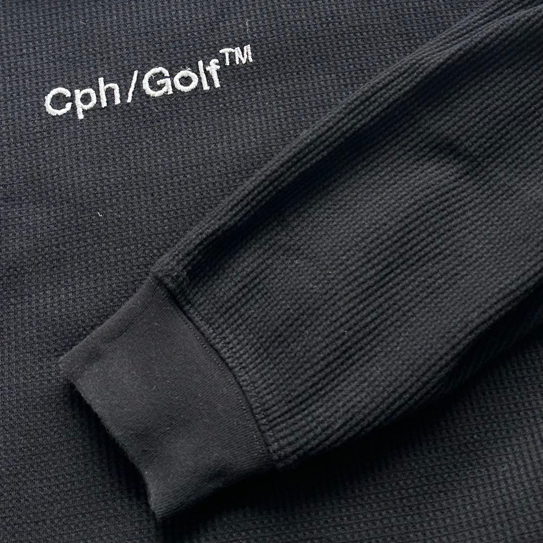 Cph/Golf キャプテンズヘルム ゴルフ ロゴ モックネック
