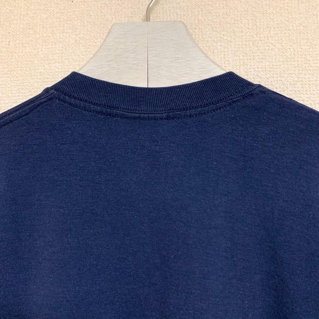 80s NIKE ビンテージ USA製 ロゴ TEE TM スウォッシュ 紺タグ