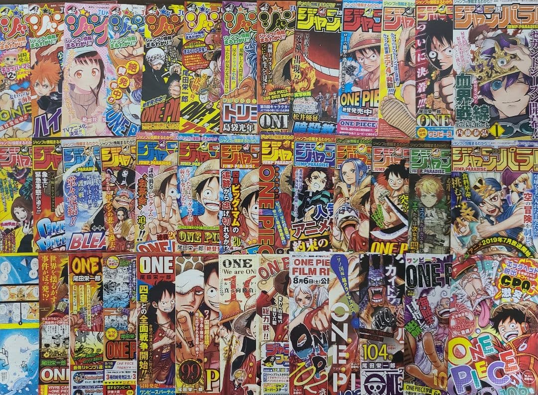 ワンピース　1巻～112巻　コミックスニュース　ジャンパラ　ジャンコ