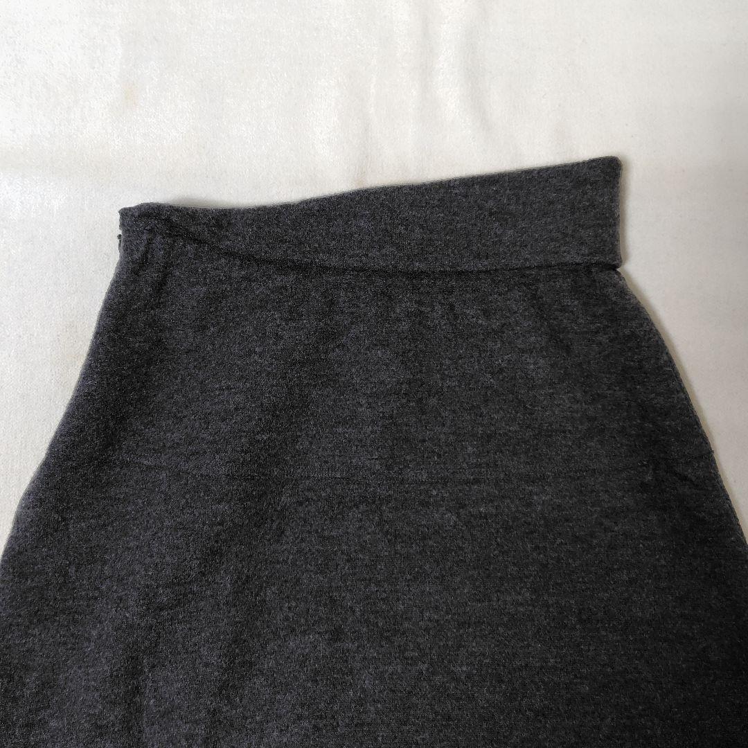 専用ババグーリ ふっくら ウール ニット ウエストデザイン スカート ヨーガン