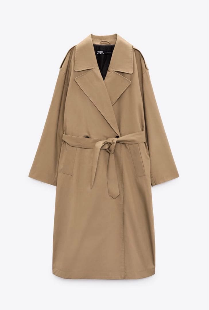 ★新品タグ付き★ ZARA トレンチコート ベージュ　S