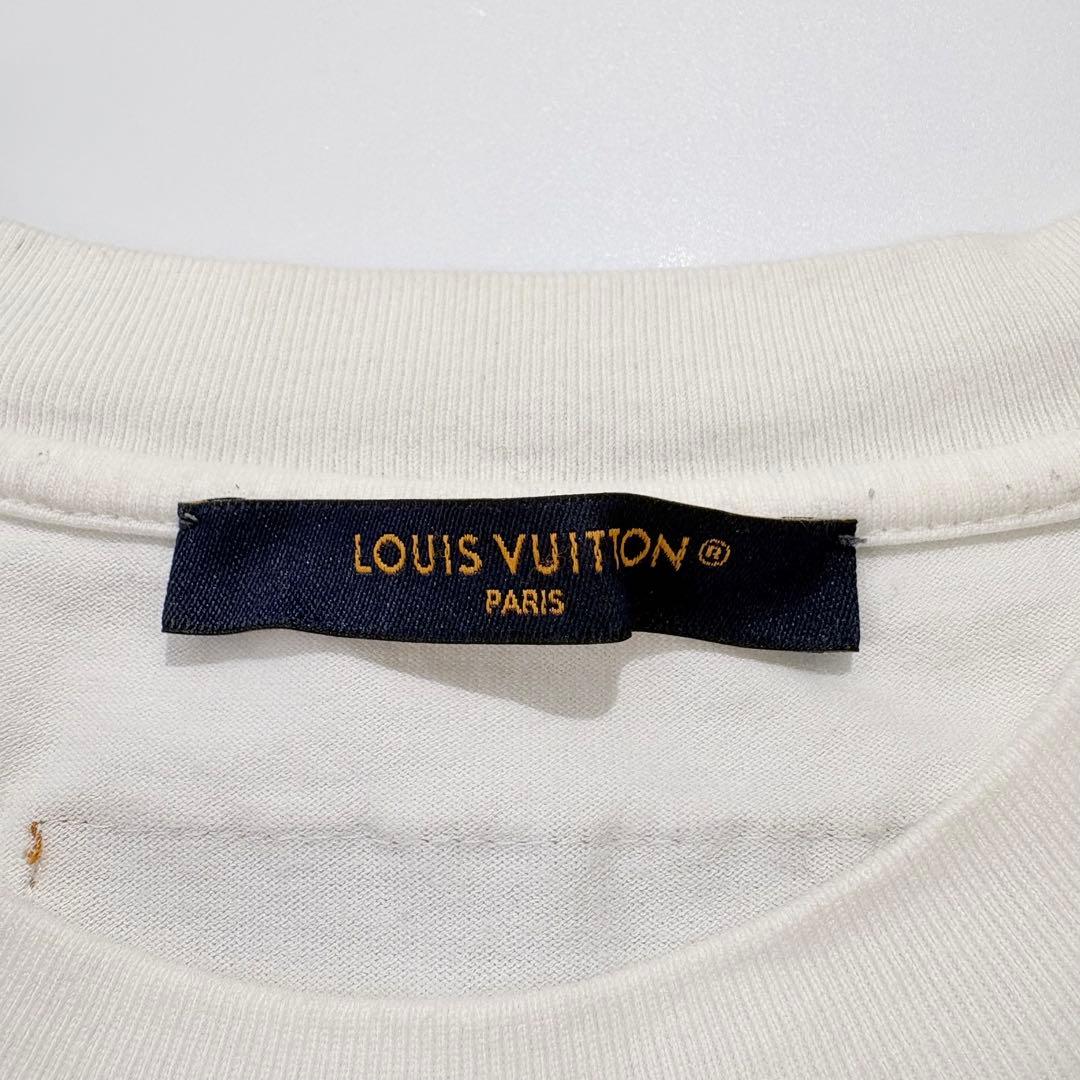 LOUIS VUITTON Tシャツ インサイドアウト エンボス ロゴ M
