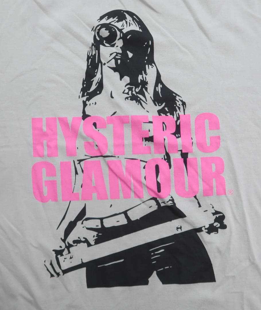 極美品 ヒステリックグラマー LIGHT MY FIRE Tシャツ カーキ
