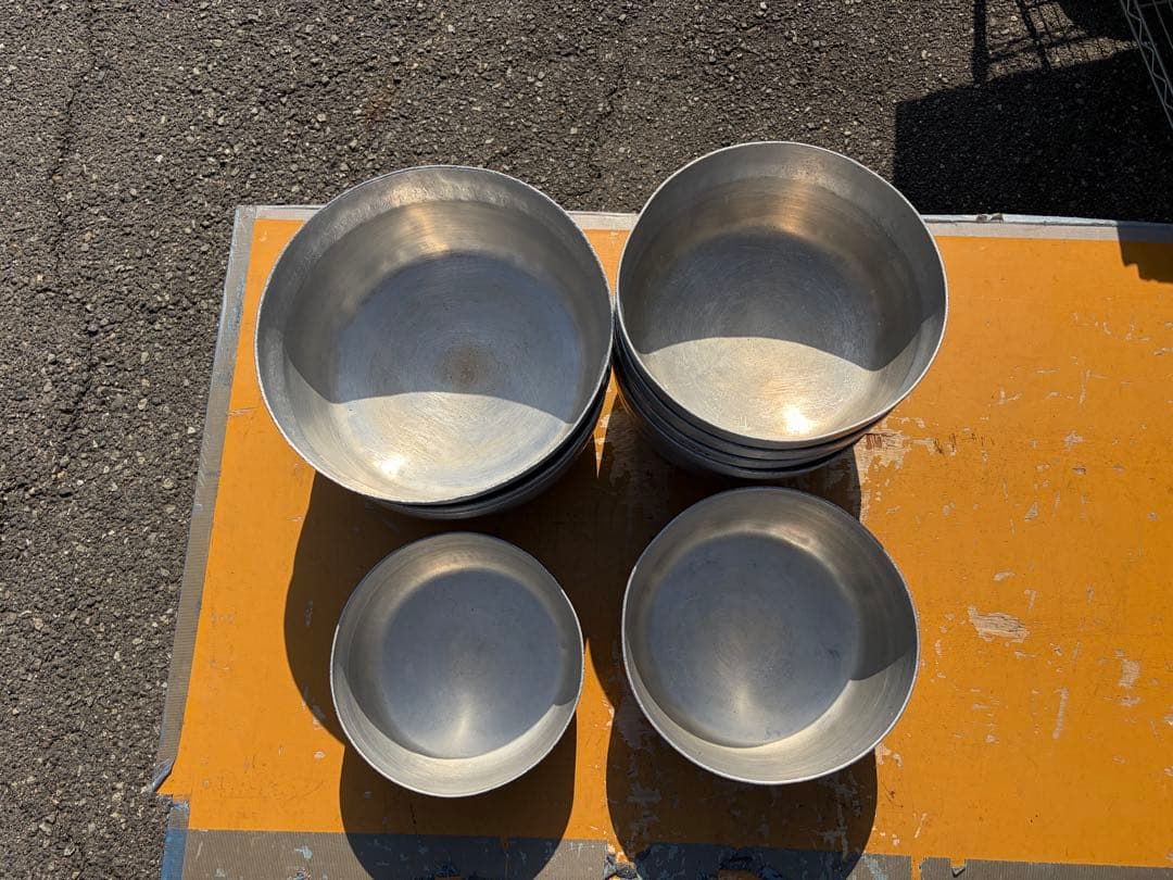 アルミ製やっとこ鍋　9個セット