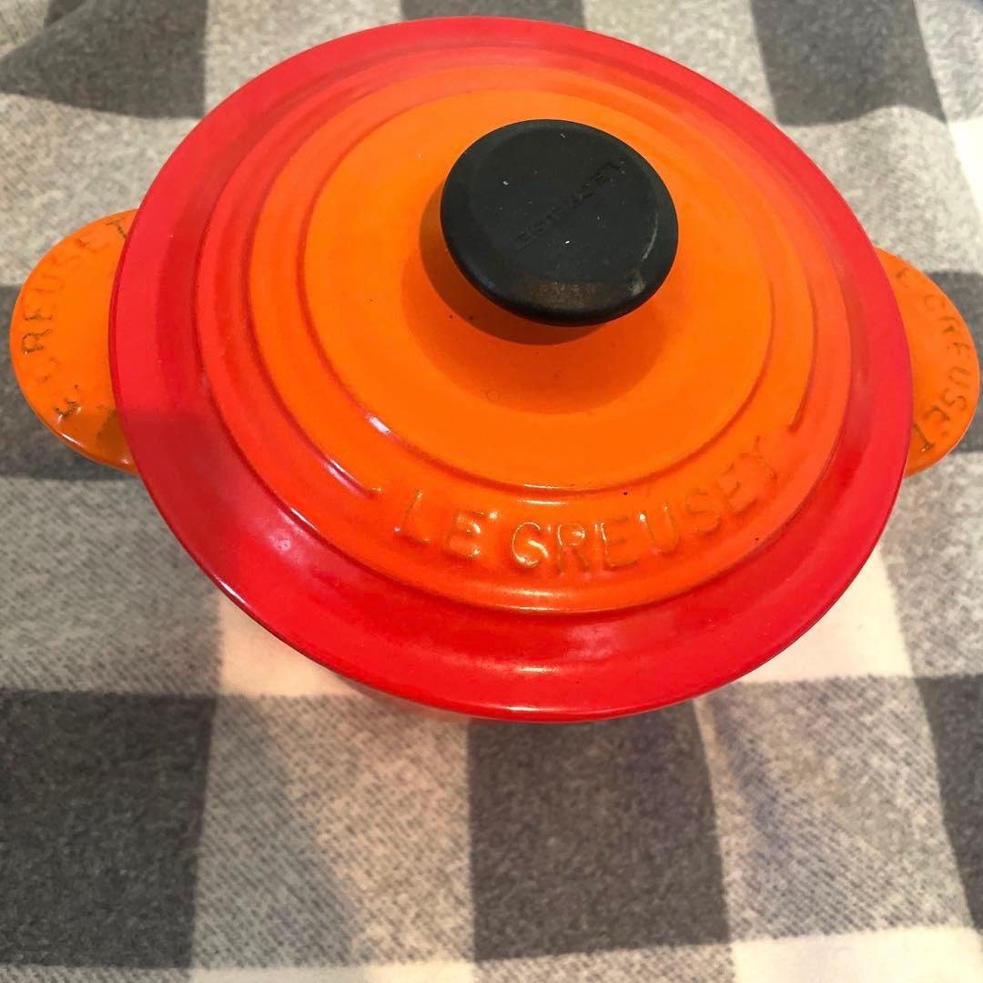 ル・クルーゼ　ココット・ロンド　マットブラック　18cm