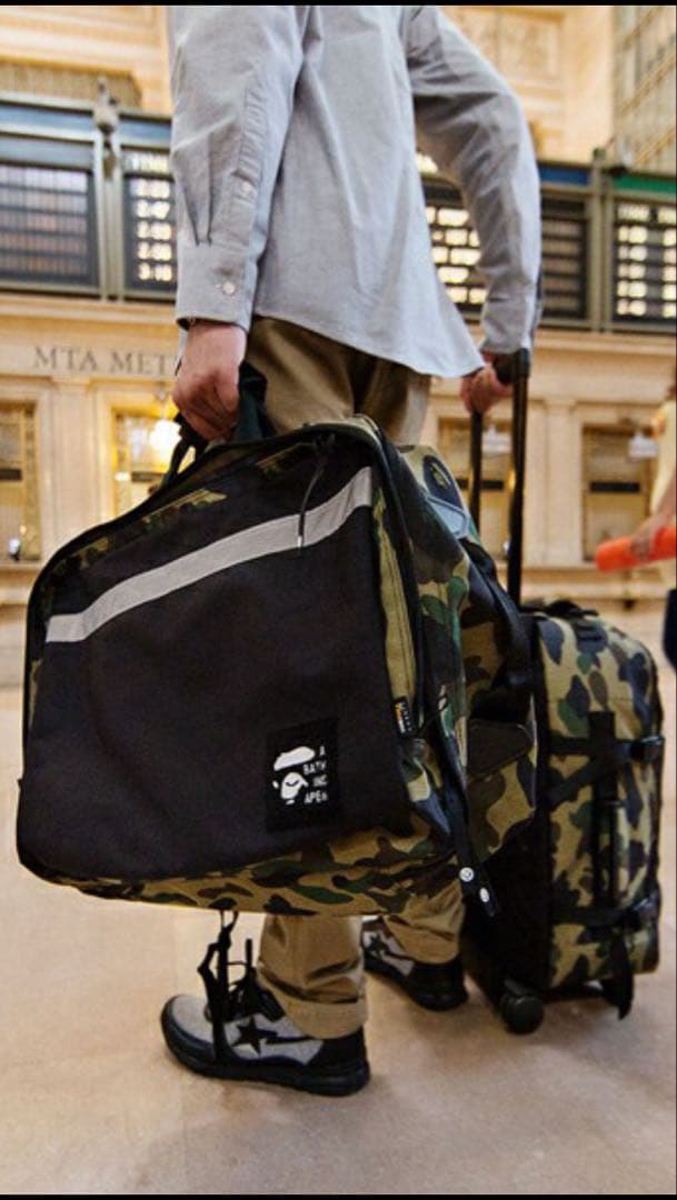 a bathing ape 3way トラベルバッグ