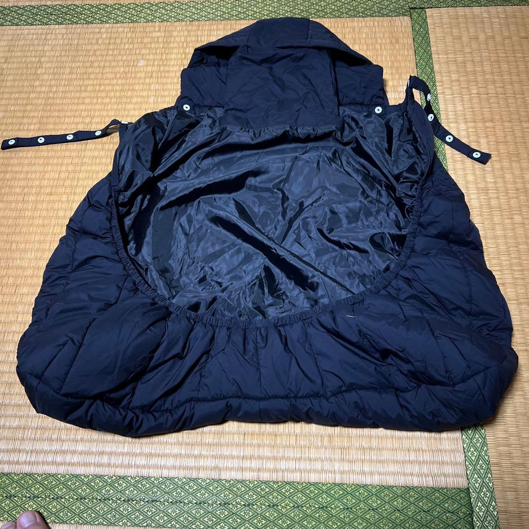 THE NORTH FACE フード付きダウンベビーケープ黒