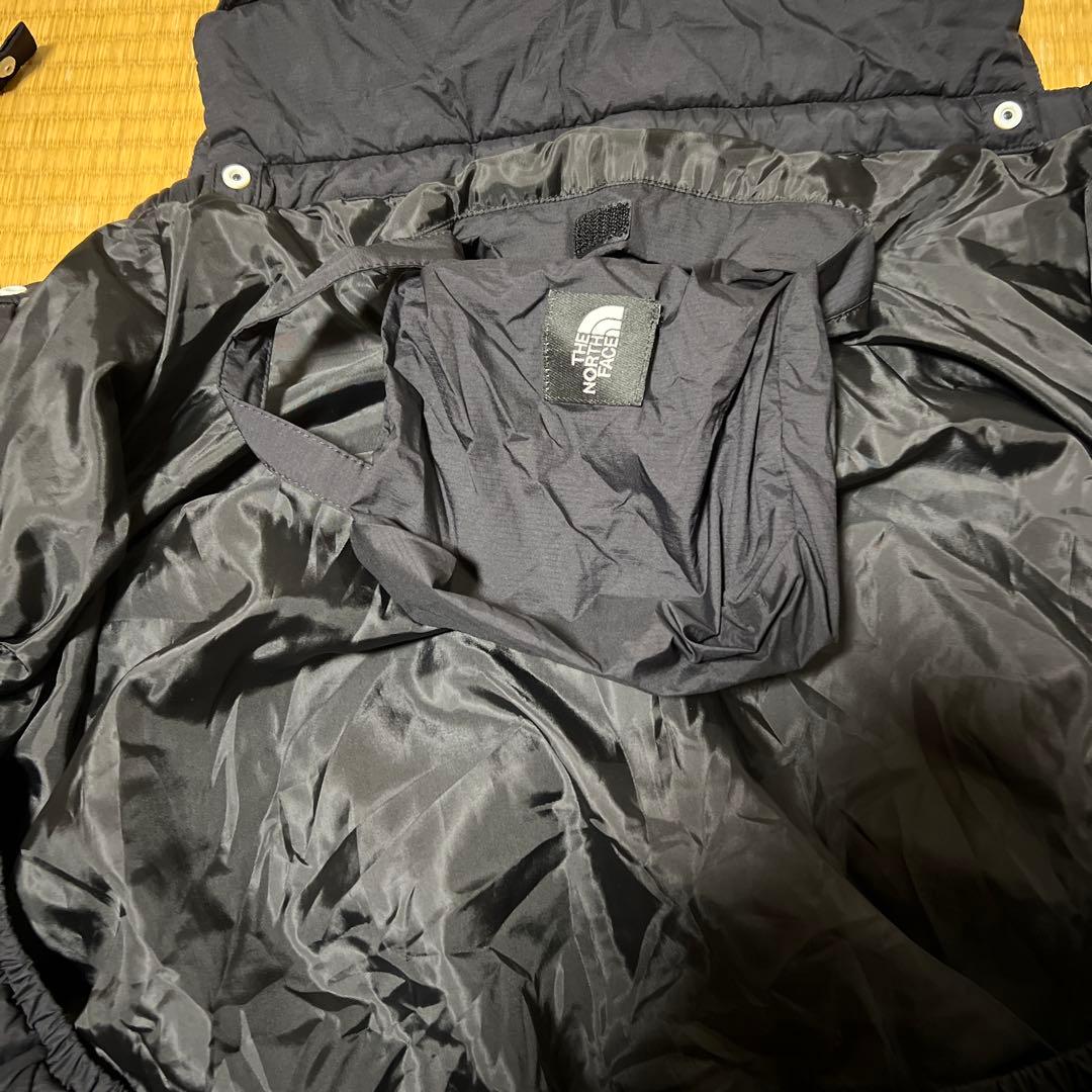 THE NORTH FACE フード付きダウンベビーケープ黒