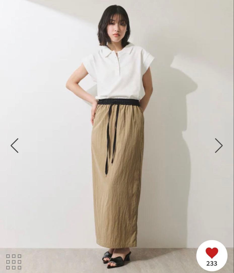 アダムエロペ　スリーブレスポロトップス