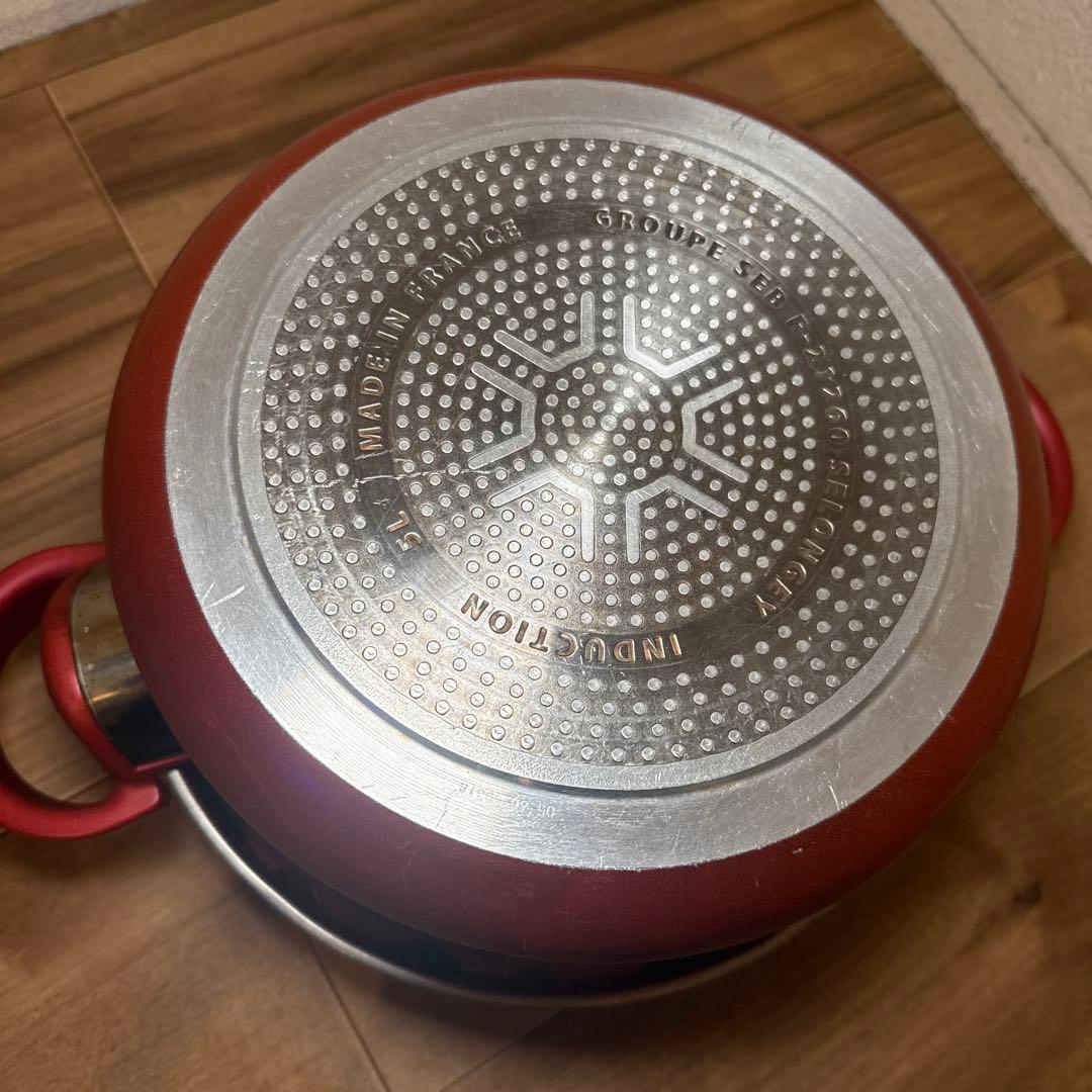 【美品】ティファール T-fal 圧力鍋 クリプソ ミニット デュオ 5.2L