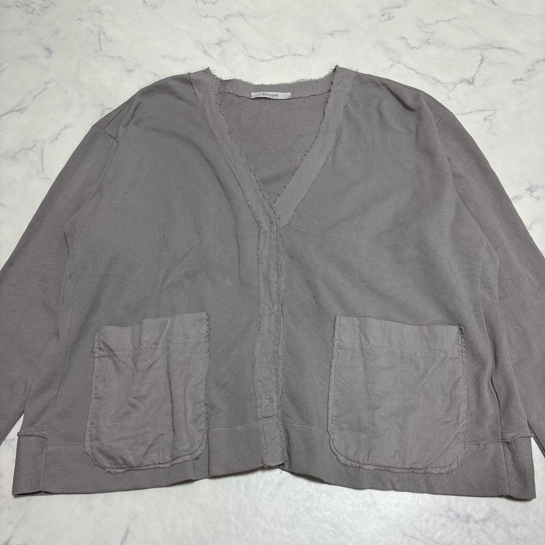美品 クリステンセンドゥノルド 24SS ウルトラライトスウェットカーディガン