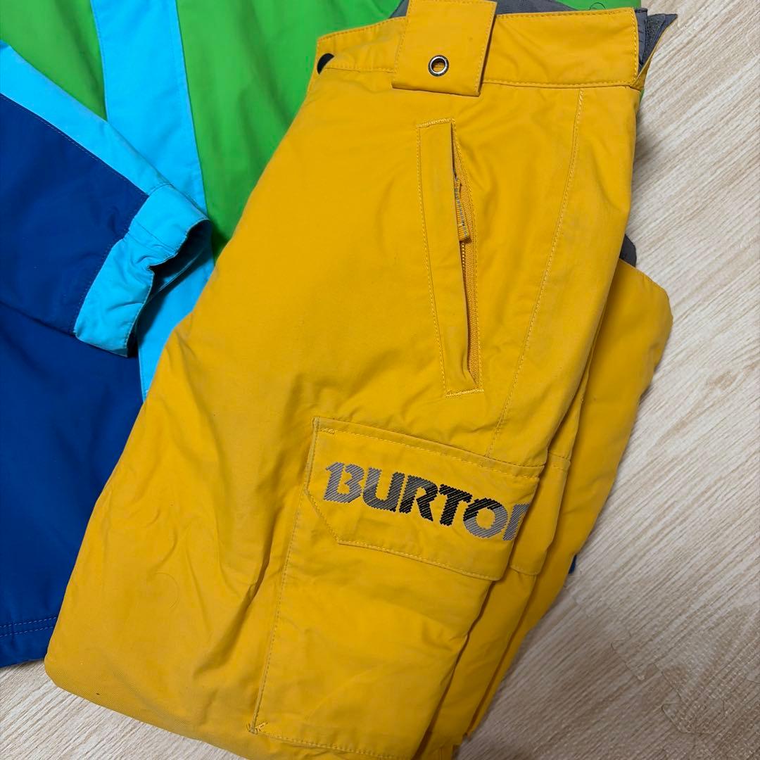 バートン　BURTON キッズ M 140 スノーボードウェア 上下 セット