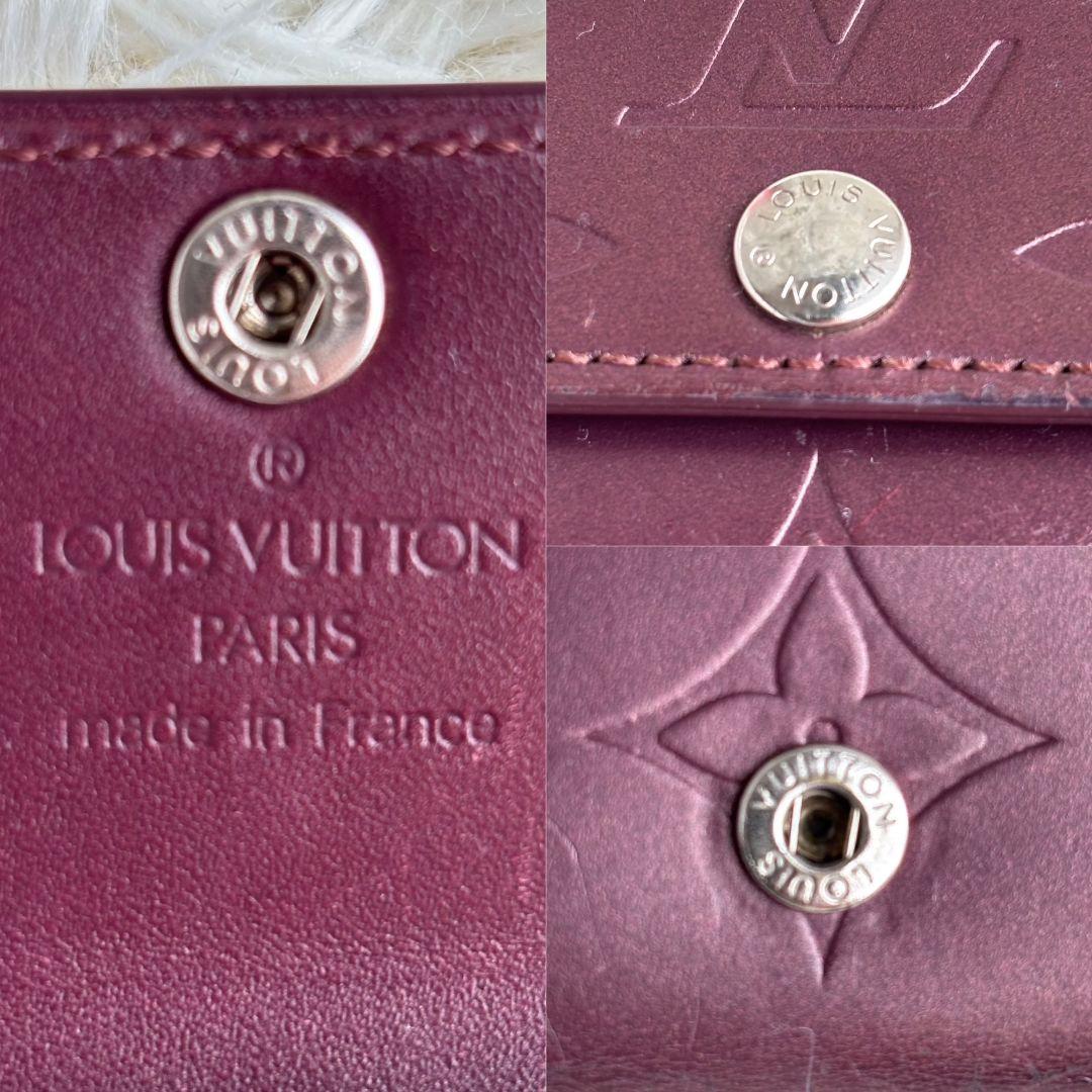【激レア 美品】ルイヴィトン　モノグラム　マット　ラドロー　ミニ財布　ボルドー系