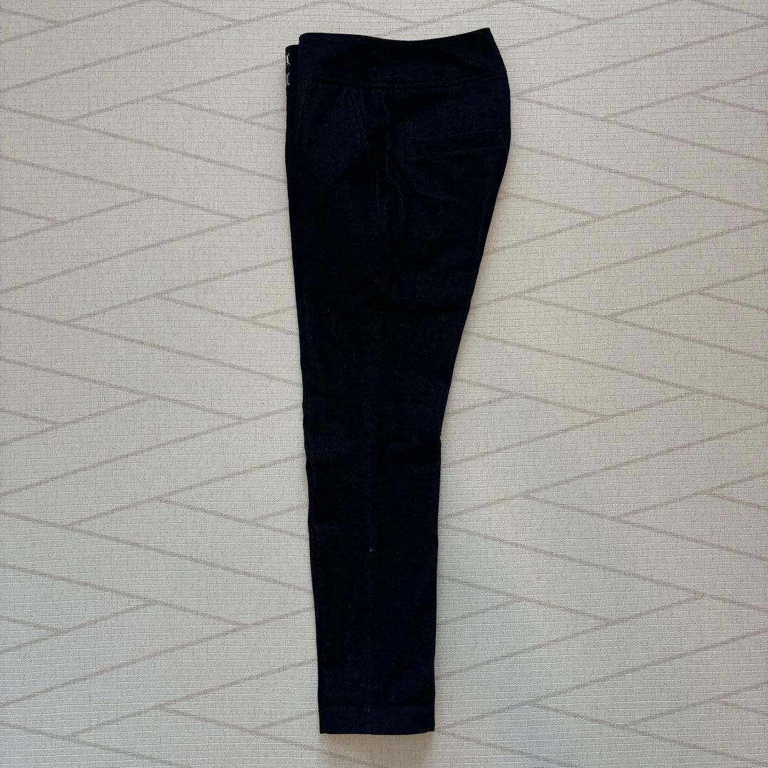 【完売品】JENNE デニム パンツ インディゴ XS センタープレス