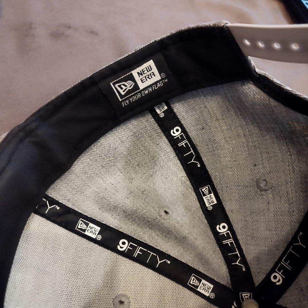 Supreme ×ニューエラ　グレー キャップ 　フリーサイズ