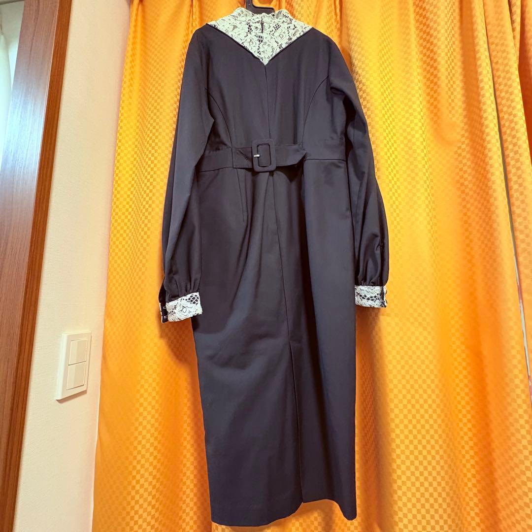 ワンピース PAMEO POSE Shenfa Longsleeve Dress BLACK