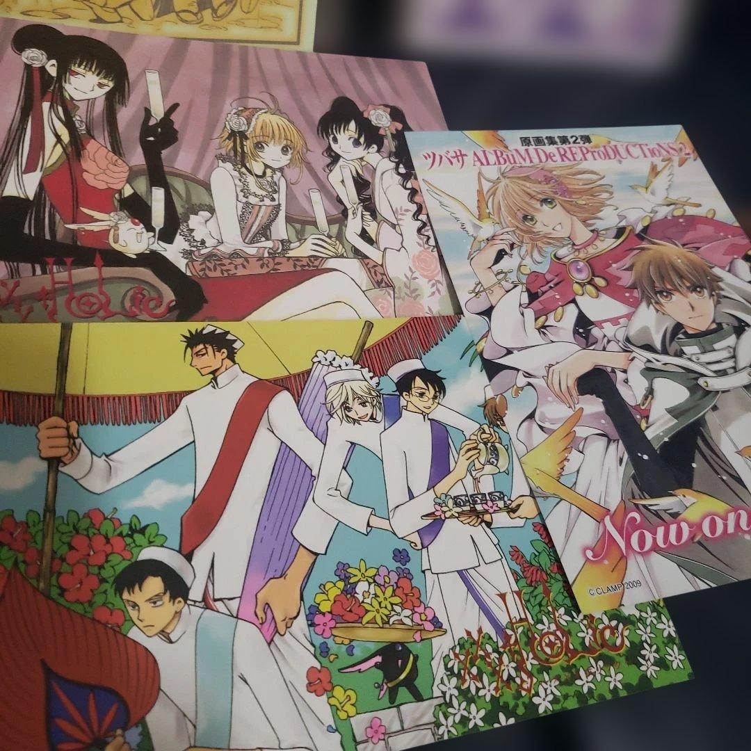 CLAMP 特典　ペーパー　リーフレット　　××HOLiC　ツバサ　ちょびっツ