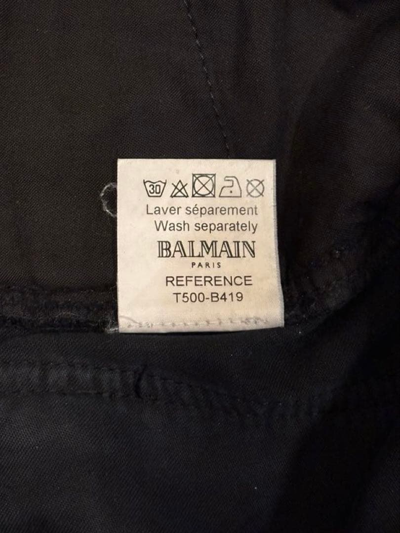 BALMAIN パンツ 黒 29