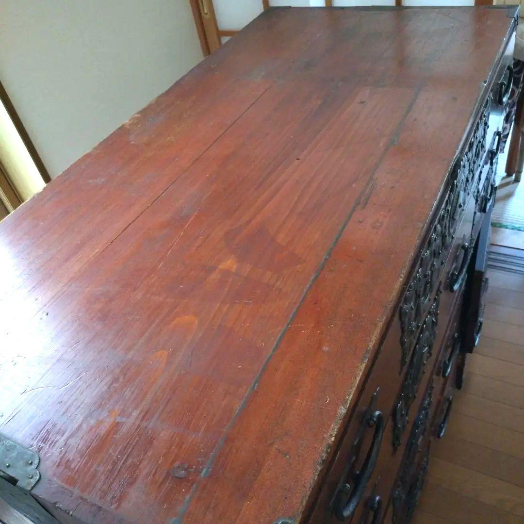70年以上前！　岩谷堂箪笥　4段10杯　121×98×60　昭和レトロ　骨董品