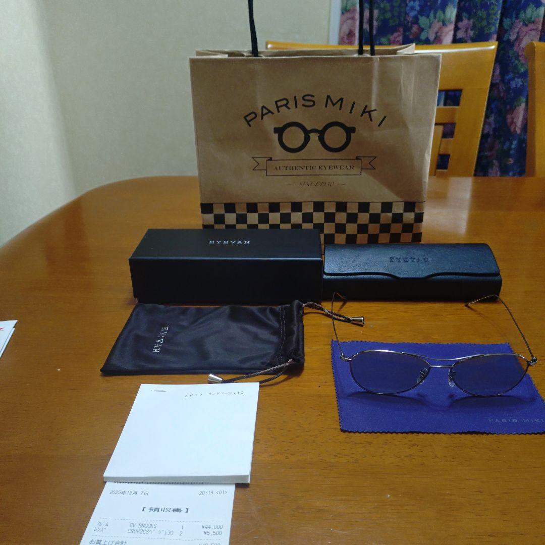 PARIS MIKI EV BROOKS サングラス　EYEVAN サングラス
