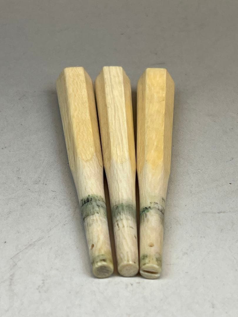 三味線　糸巻　極上白象3本セット　送料込み