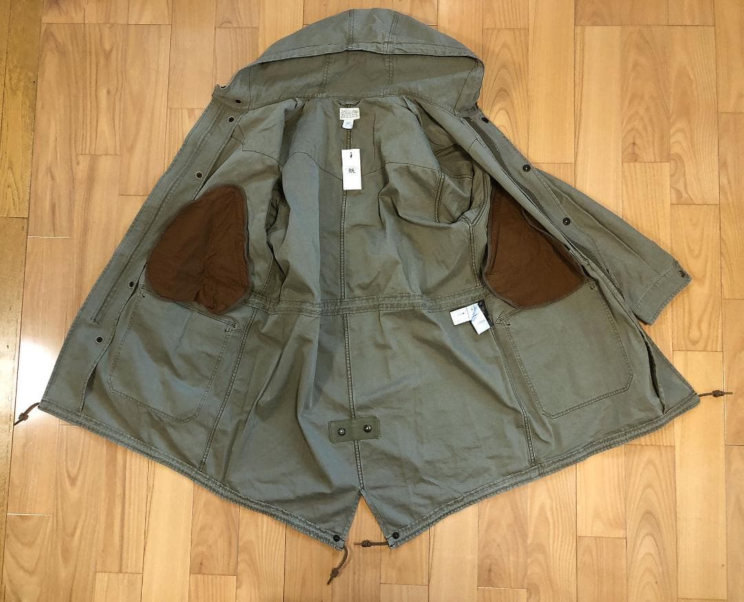 新品 RRL Wilson Parka レザーヨーク フィッシュテールパーカー