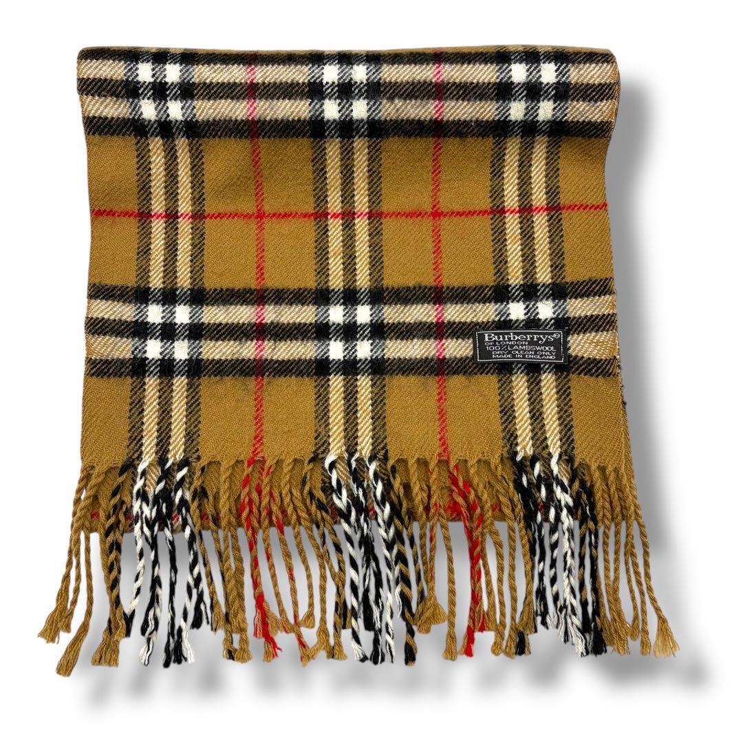 Burberry’s バーバリーズ マフラー ノバチェック ウール100% 仔羊