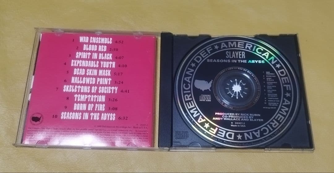 SLAYER / SEASONS IN THE ABYSS ロングBOX付き