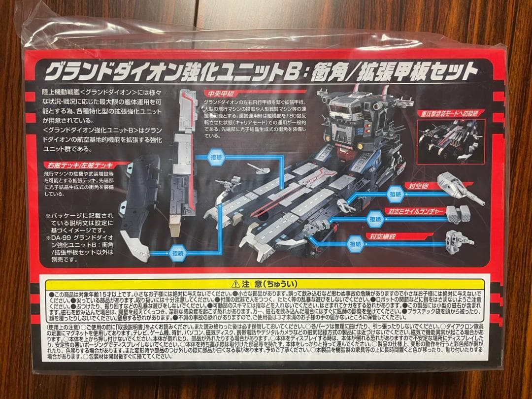 ダイアクロン ＤＡ－９９ グランドダイオン強化ユニットB/衝角/拡張甲板セット
