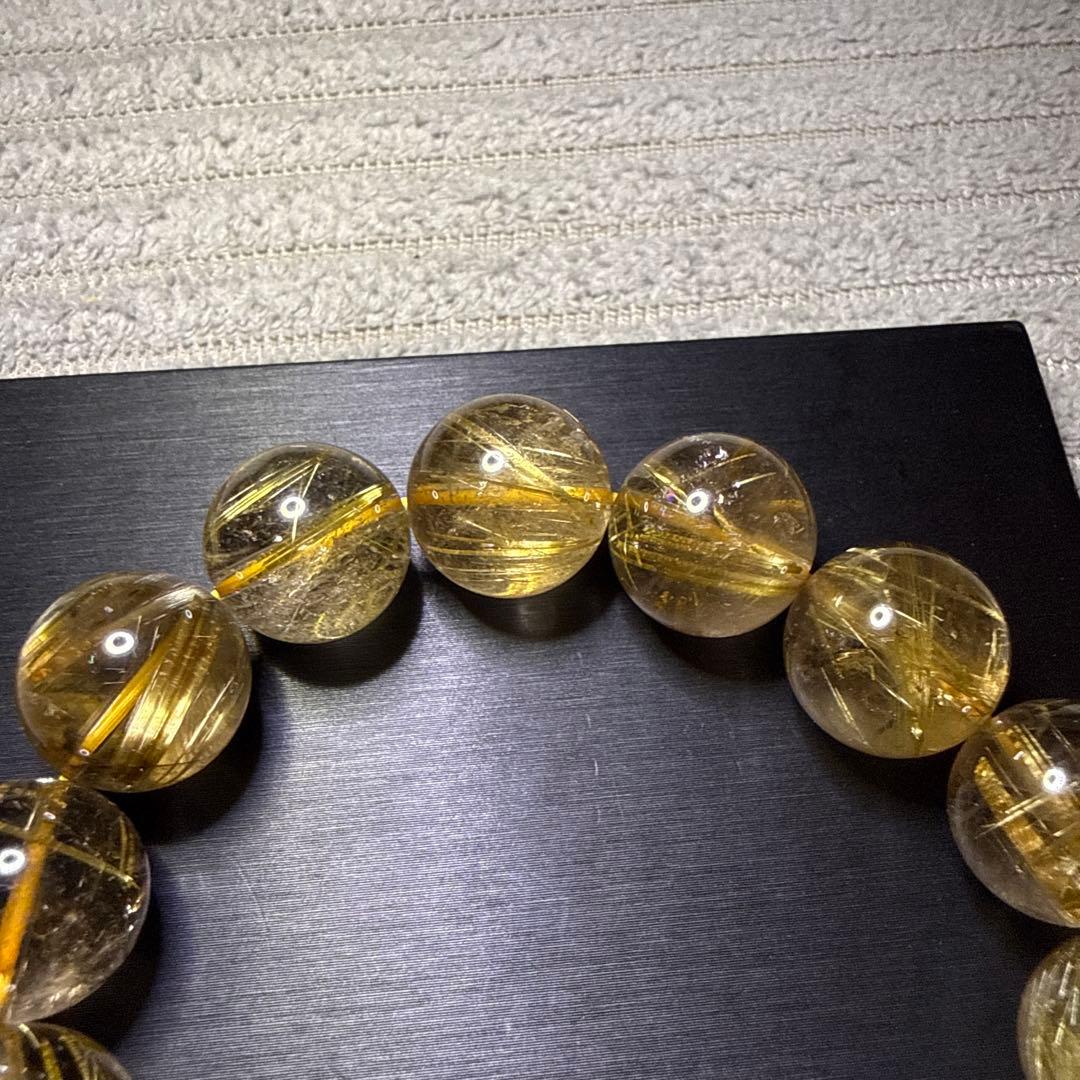 タイチンルチル ルチルクォーツ 天然石ブレスレット 在庫処分