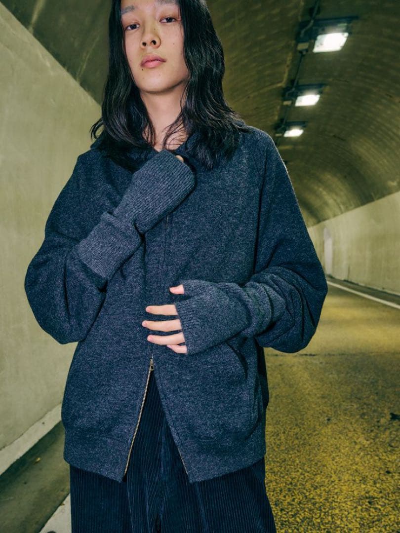 【LIDNM】Llife CASHMERE KNIT ARM WARMER