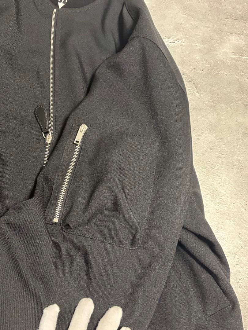 JILSANDER　　オーバーサイズ パデット ボンバージャケットブルゾン