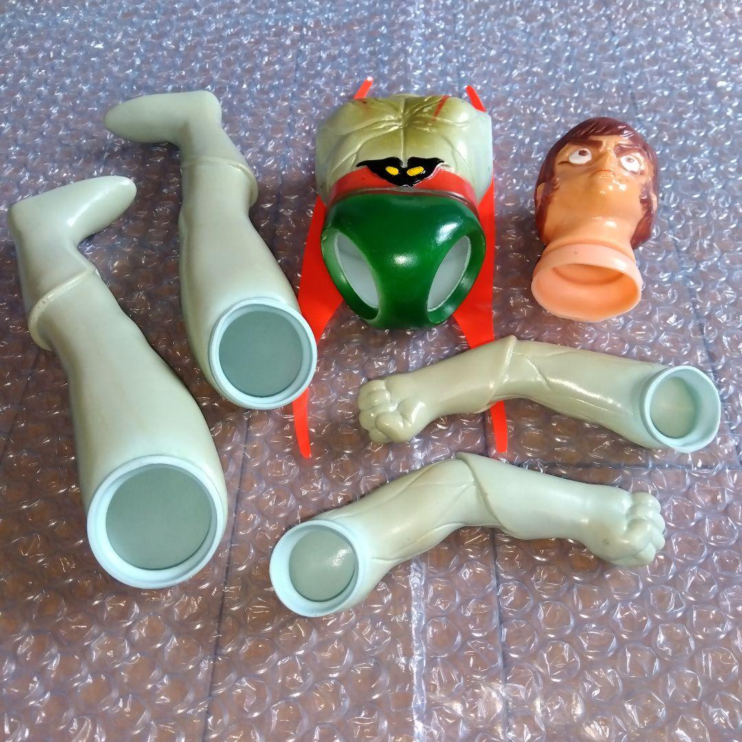 無版権　パチ　デビルマン風　スタンダードサイズ　ソフビ　当時物