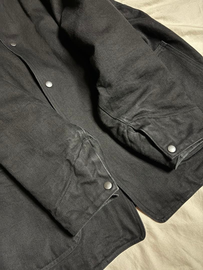 値下げ【美品】 COMOLI 24AW デニム/レザーワークジャケット　サイズ2
