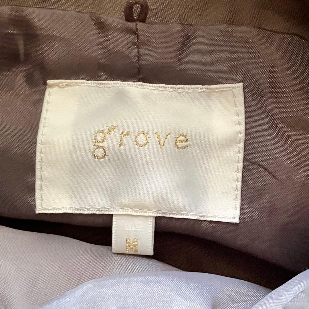 新品タグ付き grove＊【撥水】4WAYフェイクファーライナーロングマンパ