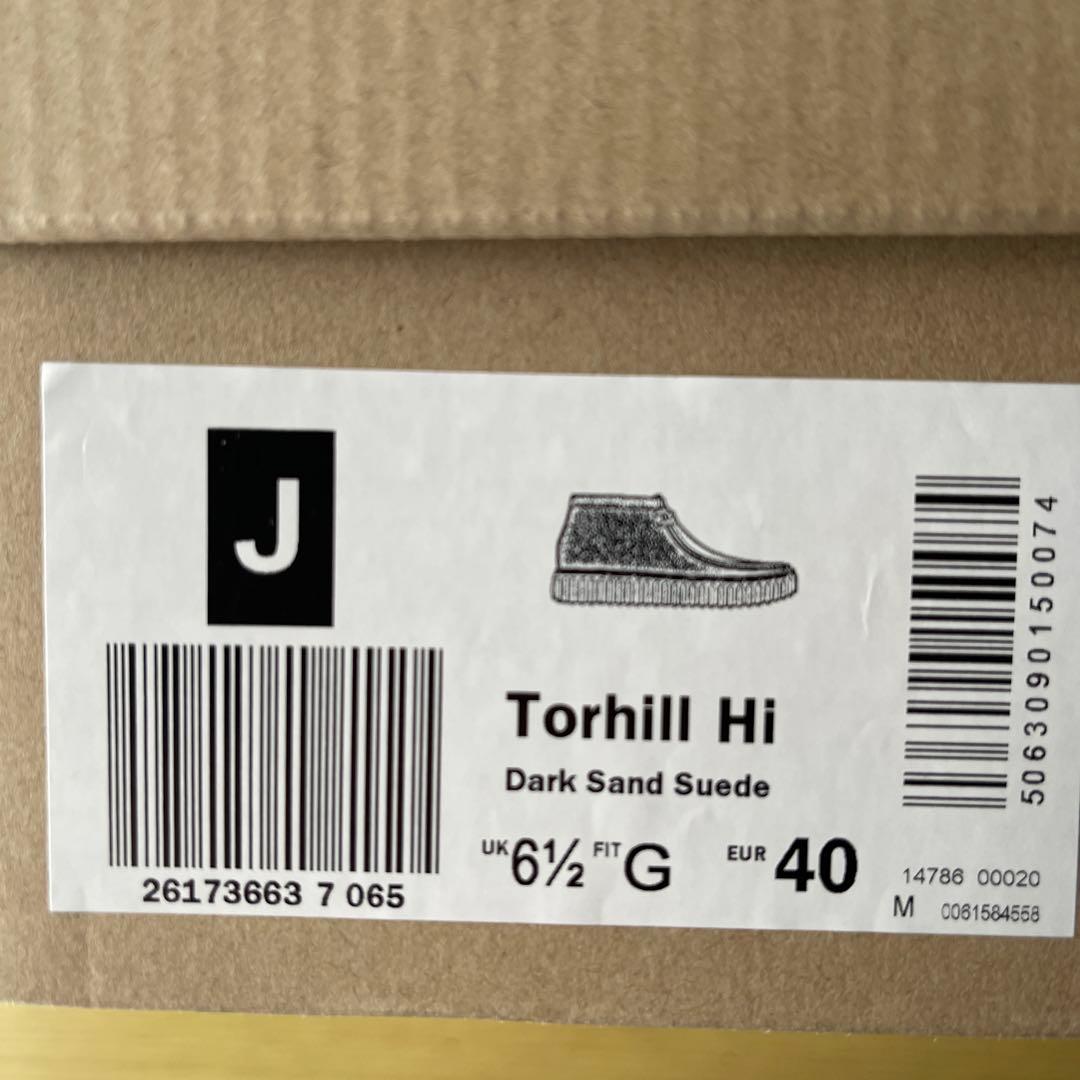 【Clarks】Torhill Hi モカシン/スニーカー ダークサンドスエード