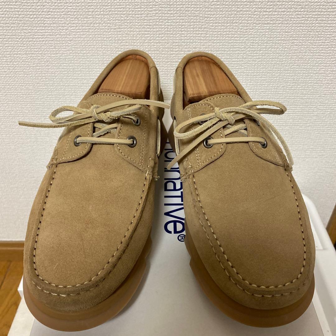 靴 nonnative OFFICER DECK SHOES COW LEATHER
