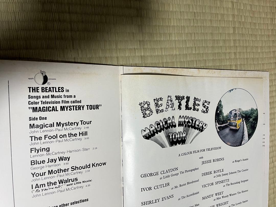 UK盤 BEATLES/MAGICAL MYSTERY TOUR/PCTC255