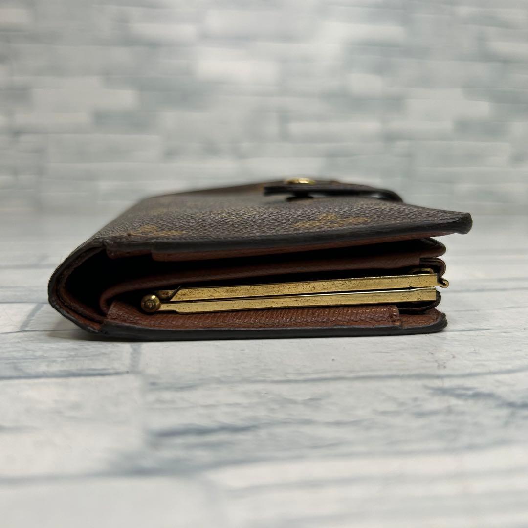極美品　50 ルイヴィトン がま口財布　二つ折り財布　kv1