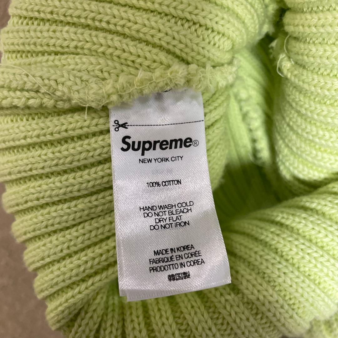 u*m様 Supreme ライムグリーン ニット帽 シュプリーム