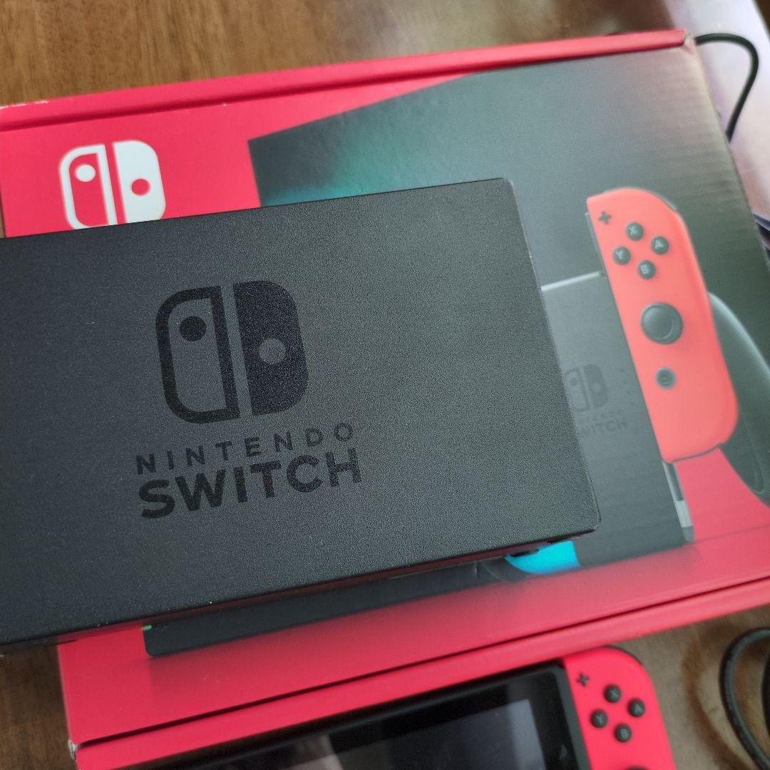 傷接着剤汚れあり 2025年購入品 Nintendo Switch 本体 箱あり