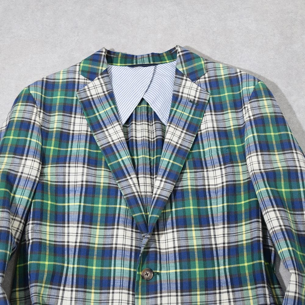 ブルックスブラザーズ REGENT FIT マドラスチェック サマージャケット