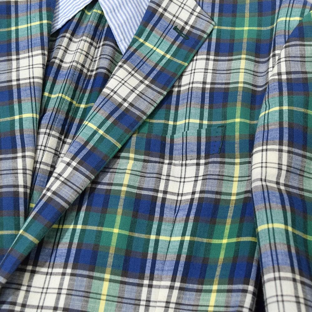 ブルックスブラザーズ REGENT FIT マドラスチェック サマージャケット
