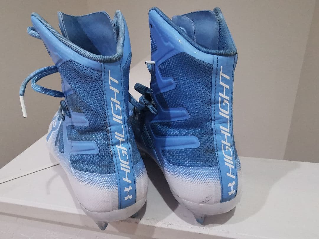 Under Armour アメリカンフットボール スパイク 青 28cm