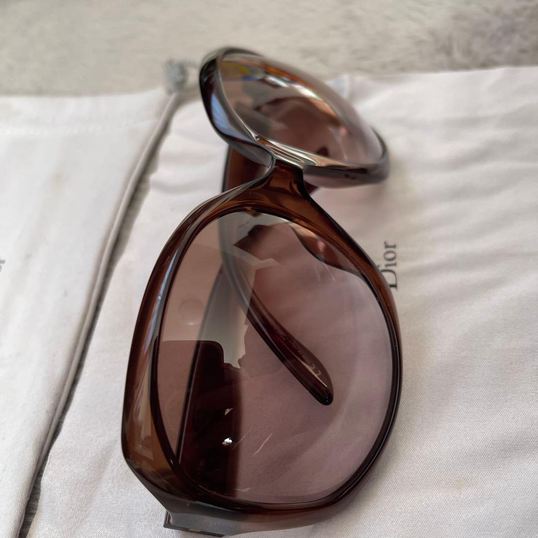 Dior ブラウン サングラス