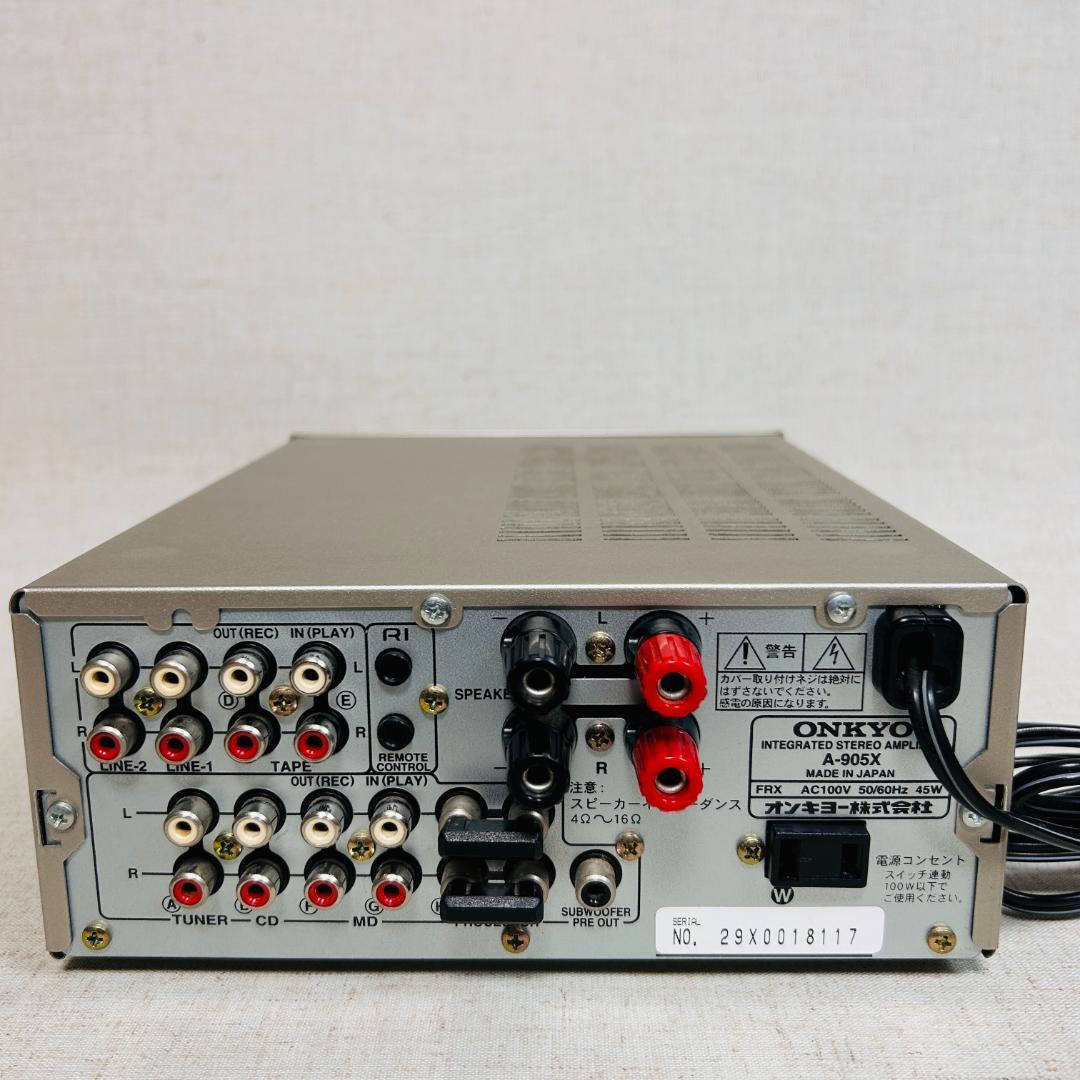 ONKYO オンキョー INTEC205 A-905X プリメインアンプ